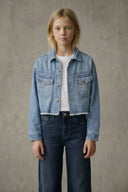CROPPED DENIM JACKET L\S GIRL