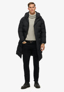 Hooded Longline Puffer Jacket