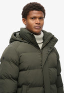 Hooded Longline Puffer Jacket