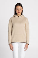 Basic Knit Hoodie Sweater