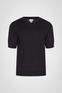 Dawson Cotton V-Neck Knit Tee