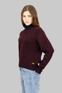 Cropped Crew Knit L/S Girl