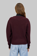 Cropped Crew Knit L/S Girl