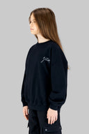 Oversized Crew Sw L/S Girl G126