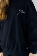 Oversized Crew Sw L/S Girl G126