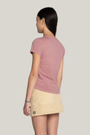 T-shirt Slim Fit à micro-patte pour filles