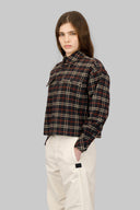 Cropped Pocket Shirt L/S Girl