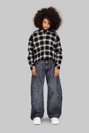 Cropped Pocket Shirt L/S Girl