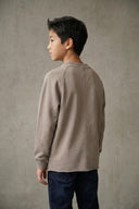 BASIC COLL CREW L\S BOY G145