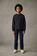 BASIC COLL CREW L\S BOY G145