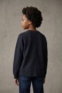 BASIC COLL CREW L\S BOY G145
