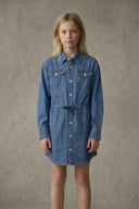 RELAXED DRAWCORD DRESS GIRL