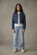 CROPPED DENIM JACKET L\S GIRL