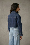 CROPPED DENIM JACKET L\S GIRL