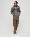 Athletic Script Graphic Hoodie