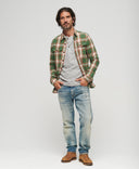 Cotton Worker Check Shirt