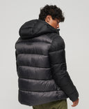 Hood Colour Block Sport Puffer