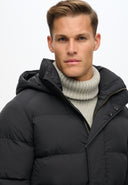 Hooded Longline Puffer Jacket