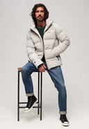 Hooded Boxy Puffer Jacket