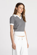 Basic Knit Johnny Collar Polo