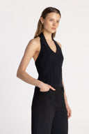 Basic Knit Halter Top