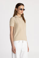 Basic Knit Button Polo