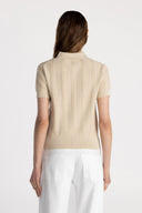 Basic Knit Button Polo