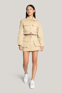 Girls Mini Cargo Skirt