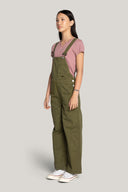 Girls Wide Leg Overalls