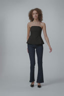 Calais Peplum Bustier